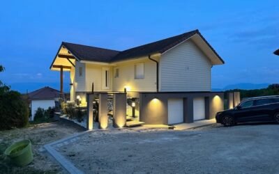 Installation d’éclairages extérieurs d’une habitation