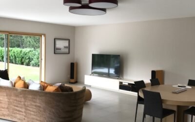 Installation d’un éclairage plafond de marque SLV à Challex